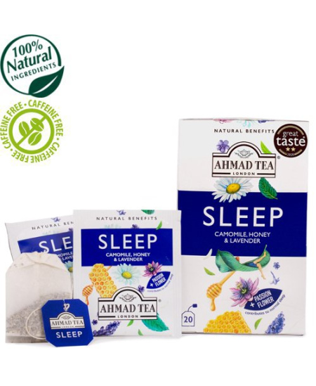Ahmad Tea Natūrali arbata ''Sleep'', vokeliuose su siūlu, 20 vnt.