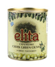 Alyvuogės ELITA žaliosios, be kauliukų, L dydis, 850 g/ 400 g
