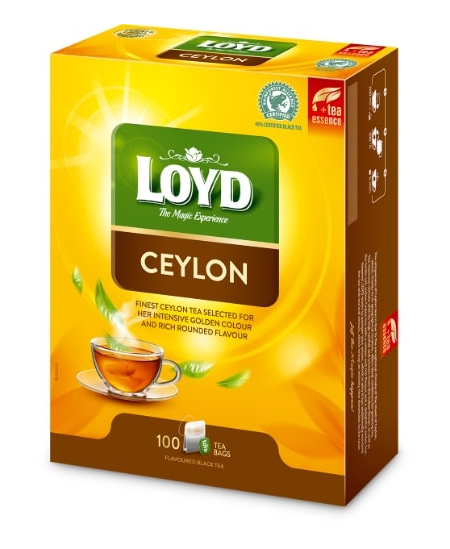 Aromatizuota juodoji arbata LOYD Ceylon,  100 x 2g