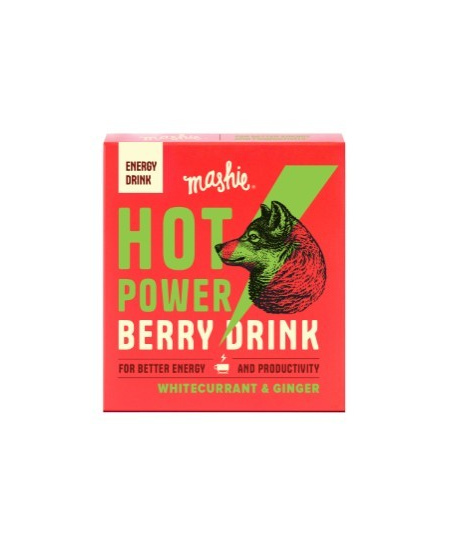 Energetinė tyrė baltaisiais serbentais ir imbieru MASHIE HOT POWER, 40 ml × 2 vnt.