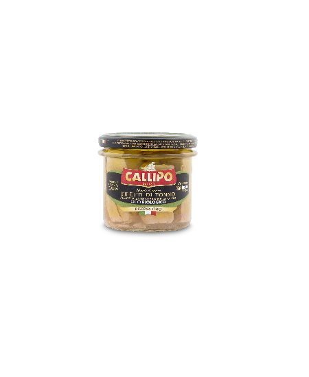 Gelsvauodegio tuno filė, CALLIPO, itin tyrame alyvuogių aliejuje 150 g