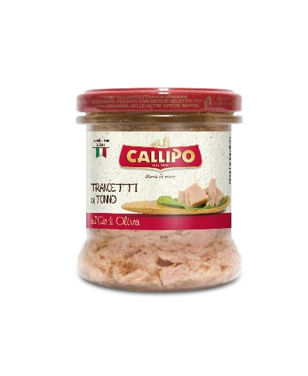 Gelsvauodegio tuno gabaliukai, CALLIPO, alyvuogių aliejuje 170g