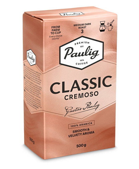 Malta kava PAULIG CLASSIC CREMOSO, 500 g
