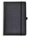 Darbo kalendorius UNIVERSAL Black Edition, A5, PU, be datų, juodos spalvos