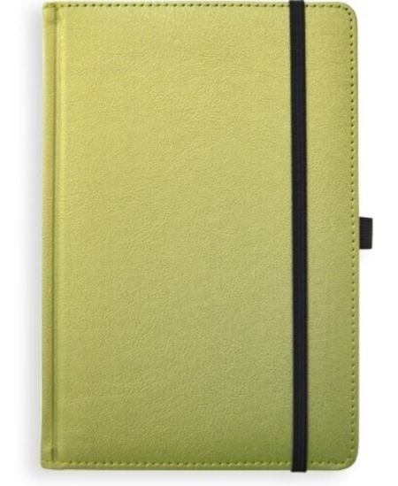 Darbo kalendorius UNIVERSAL Black Edition, A5, PU, be datų, salotinės spalvos