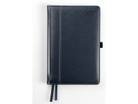 Kalendorius AMBASSADOR BLACK EDITION, 2027, PU, A5, mėlyna