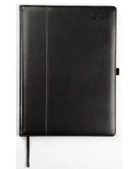Kalendorius AMBASSADOR BLACK EDITION 2027, PU, A4, juoda (Baltic)