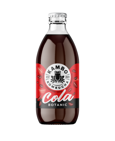 Kombuča KAMBO KOMBUCHA, Cola Botanic, 0,33 l