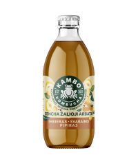 Kombuča KAMBO KOMBUCHA, su imbieru, svarainiais ir pipirais, 0,33 l