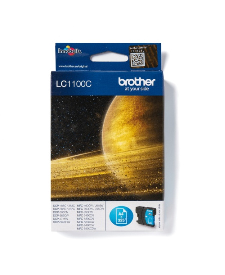 Brother LC-1100C (LC1100C) Rašalinė kasetė, Žydra