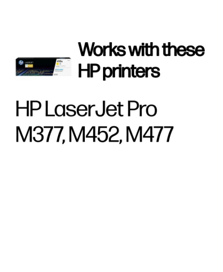 HP 410A (CF412A) Lazerinė kasetė, Geltona