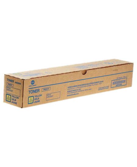 Konica Minolta TN221Y (A8K3250) Lazerinė kasetė, Geltona