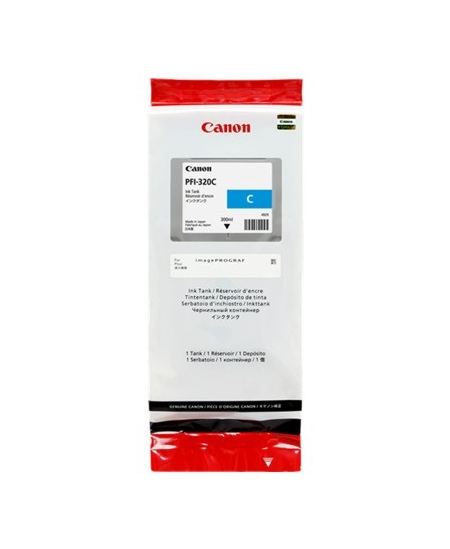 Canon PFI-320C (2891C001) Rašalinė kasetė, Žydra