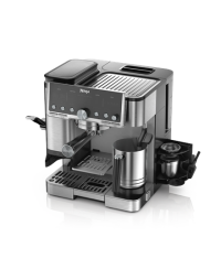 NINJA | Coffee Maker | ES701EU Luxe Café Pro | Pump pressure 9 bar | Built-in milk frother | Ground | 1650 W | Black/Stainless 