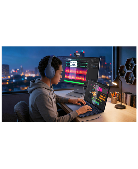 Lenovo Headphone | YOGA PC Edition | Bluetooth | Built-in microphone | Bluetooth | ANC | Cosmic Blue