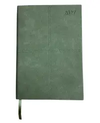 Kalendorius IMPERIAL, 2027, A5+  minkštu viršeliu, šv.žalia