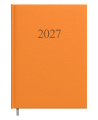 Kalendorius MANAGER Day 2027, A5, PU, oranžinės spalvos