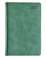 Kalendorius PREMIER Plus 2027, A5, PU, žalios spalvos