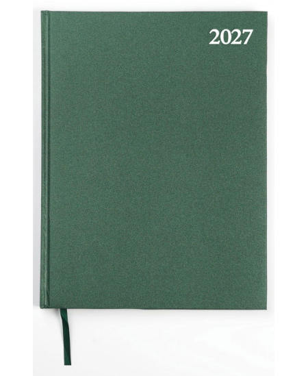 Kalendorius STANDARD 2027, Baltic, A4, PVC, žalios spalvos