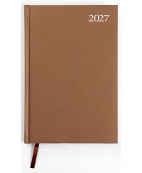 Kalendorius STANDARD 2027, PVC, A5, ruda LT