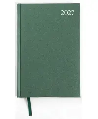 Kalendorius STANDARD 2027, PVC, A5, žalia LT