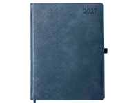 Kalendorius TRADITIONAL, 2027, PU, A4, juoda (Baltic)