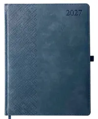 Kalendorius TRADITIONAL, 2027, PU, A4, juoda (Baltic)