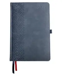 Kalendorius TRADITIONAL, 2027, PU, A5, juoda
