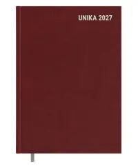 Kalendorius Unika Week 2027, A5, PVC Vyšninė sp.