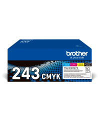 Brother TN-243CMYK (TN243CMYK) Lazerinė kasetė, Juoda, Žydra, Purpurinė, Geltona