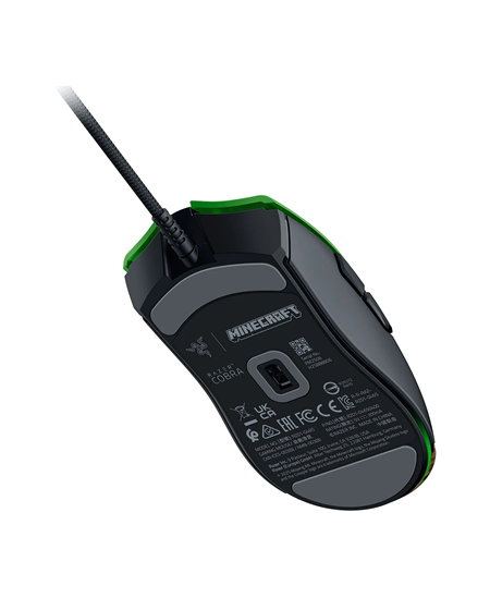 Razer | Gaming Mouse | Cobra | Optical Mouse Switches Gen-3 | Minecraft Edition
