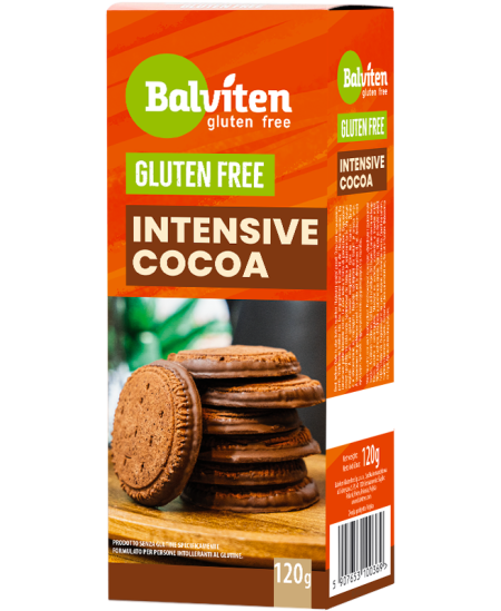 Sausainiai  BALVITEN GLUTEN FREE, intensyvaus kakavos skonio, 120 g