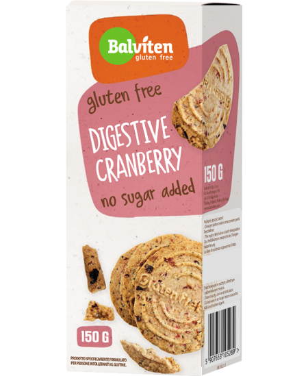 Sausainiai BALVITEN, su spanguolėmis, 150 g
