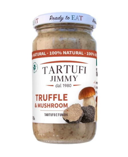 Trumų padažas TARTUFI JIMMY, Truffle & Mushroom, paruoštas valgymui, 180g