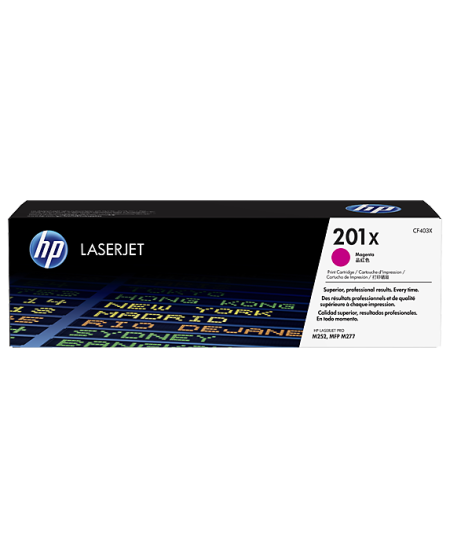 HP 201X (CF403X) Lazerinė kasetė, Purpurinė