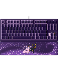Razer Ornata V3 Tenkeyless | Gaming keyboard | Wired | US | Razer Mecha-Membrane Switches | Wrist Rest | Pokémon Espeon/Umbreon