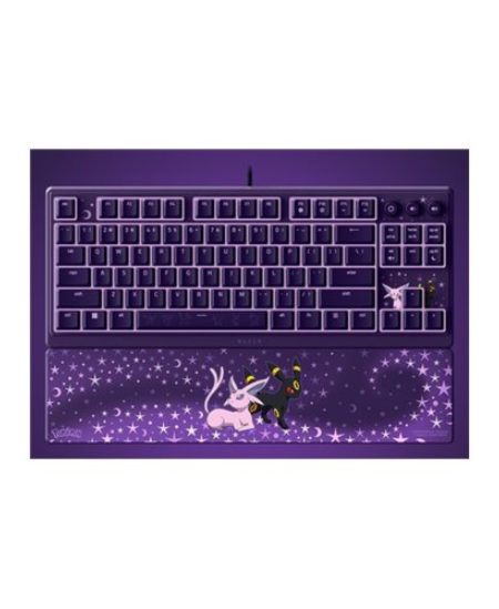 Razer Ornata V3 Tenkeyless | Gaming keyboard | Wired | US | Razer Mecha-Membrane Switches | Wrist Rest | Pokémon Espeon/Umbreon