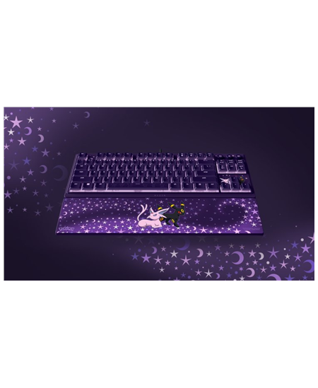 Razer Ornata V3 Tenkeyless | Gaming keyboard | Wired | US | Razer Mecha-Membrane Switches | Wrist Rest | Pokémon Espeon/Umbreon