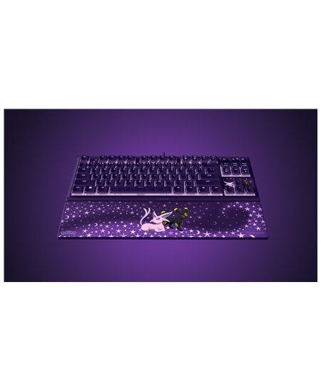 Razer Ornata V3 Tenkeyless | Gaming keyboard | Wired | US | Razer Mecha-Membrane Switches | Wrist Rest | Pokémon Espeon/Umbreon