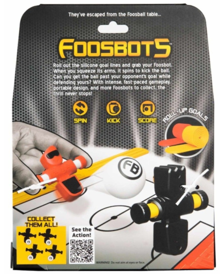 Naujos kartos stalo futbolas FAT BRAIN TOYS FoosBots, 2 žaidėjų rinkinys