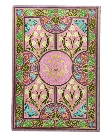 Užrašų knygelė PAPERBLANKS Mimosa, Poetry in Bloom, 120x175 mm, linijomis