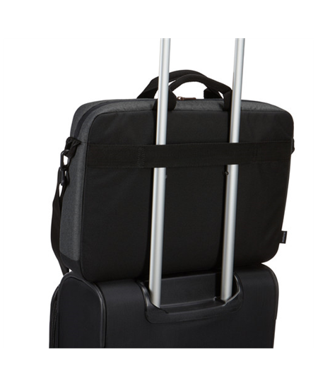 Case Logic | Era Attaché | Fits up to size 15.6 " | Messenger - Briefcase | Shoulder strap | Obsidian