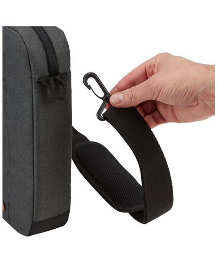 Case Logic | Era Attaché | Fits up to size 15.6 " | Messenger - Briefcase | Shoulder strap | Obsidian