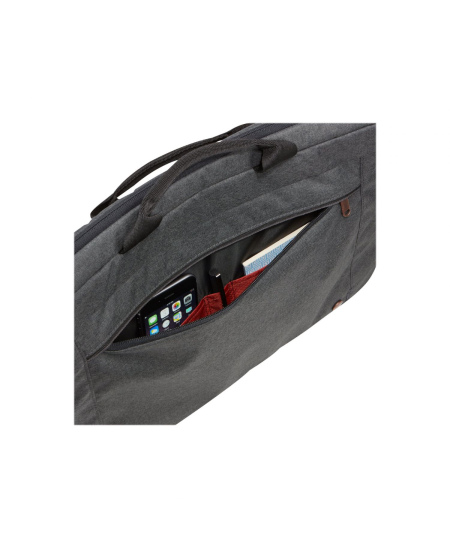 Case Logic | Era Attaché | Fits up to size 15.6 " | Messenger - Briefcase | Shoulder strap | Obsidian
