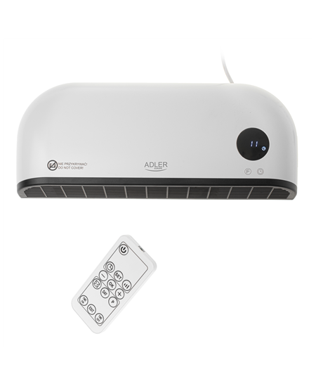Adler LED Air Curtain Heater | AD 7751 | Air curtain | 2000 W | White