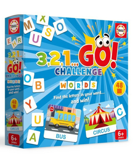 Stalo žaidimas EDUCA 3, 2, 1... GO! Challenge Words