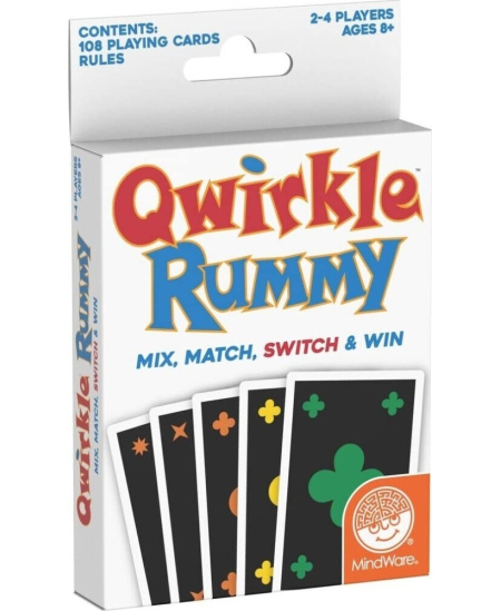 Stalo žaidimas MINDWARE Qwirkle Rummy