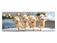 Kalendorius TIMER Memo "Dancing Queens" 2027, kartoninis, 290x110 mm
