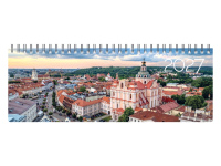 Kalendorius MEMO Vilnius  2027, 290 x 110 mm, kartoninis