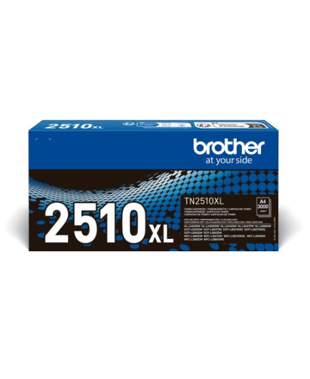 Brother TN-2510XL (TN2510XL) Lazerinė kasetė, Juoda